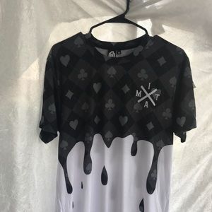 Into the Am Mens size M black jacket casual shirt